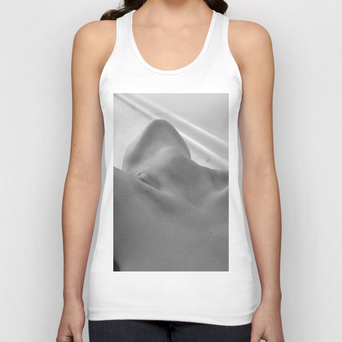 Reclining nude, female torso bodyscape black and white photograph - photography - photographs wall decor Tank Top