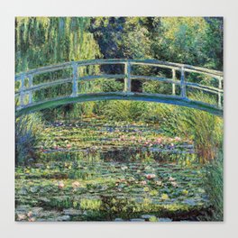 Claude Monet - The Water Lily Pond and the Japanese Bridge Canvas Print