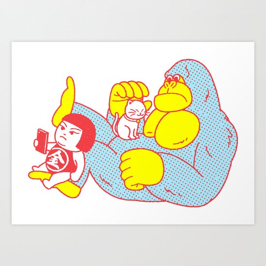 Relax Art Print