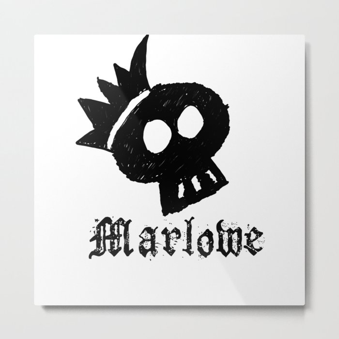 Marlowe Logo Metal Print