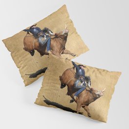 Bull Dust! - Rodeo Bull Riding Cowboy Pillow Sham