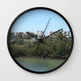Vacation In Clearwater 7239 Wall Clock