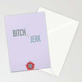 Bitch/Jerk - SPN Stationery Card