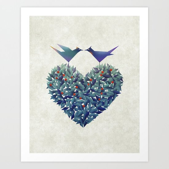 Love Birds Art Print