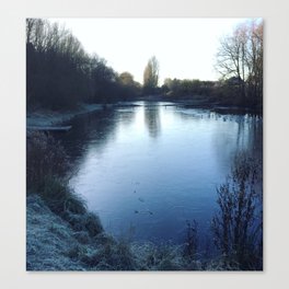 The Frozen Lake Canvas Print