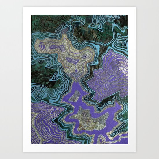 Adirondack: Gothics, Saddleback, and Basin Art Print