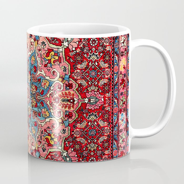 Bijar Kurdish Northwest Persian Rug Print Coffee Mug