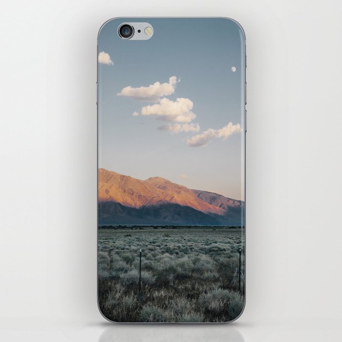 Sierra Mountains with Harvest Moon iPhone Skin