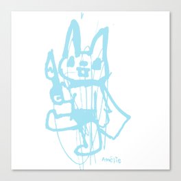 Super Kill Bunny Canvas Print