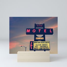 Hi Line Motel Mini Art Print