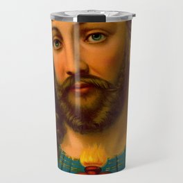 The Sacred Heart of Jesus by Weiszflog Brothers Travel Mug