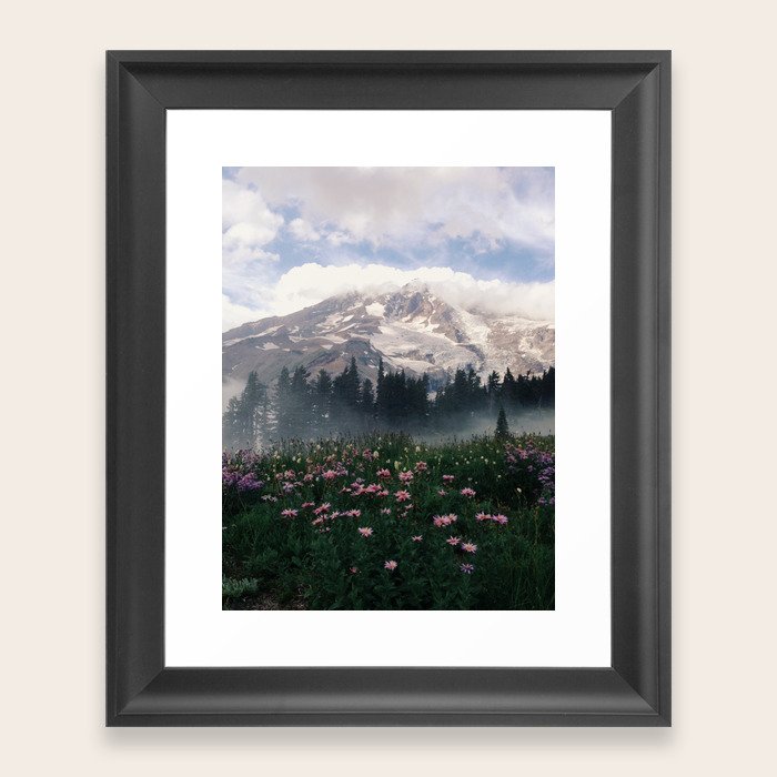 Mt Rainier Framed Art Print by Kevin Russ Society6