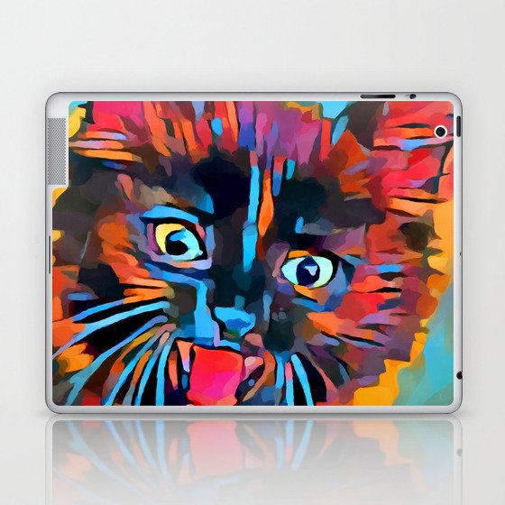 Fierce Kitty Laptop & iPad Skin