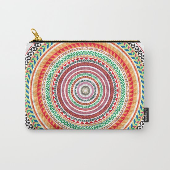 spring mandala (white background) Carry-All Pouch
