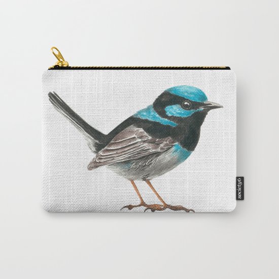 Fairy wren bird Carry-All Pouch