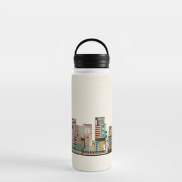 portland oregon skyline Water Bottle