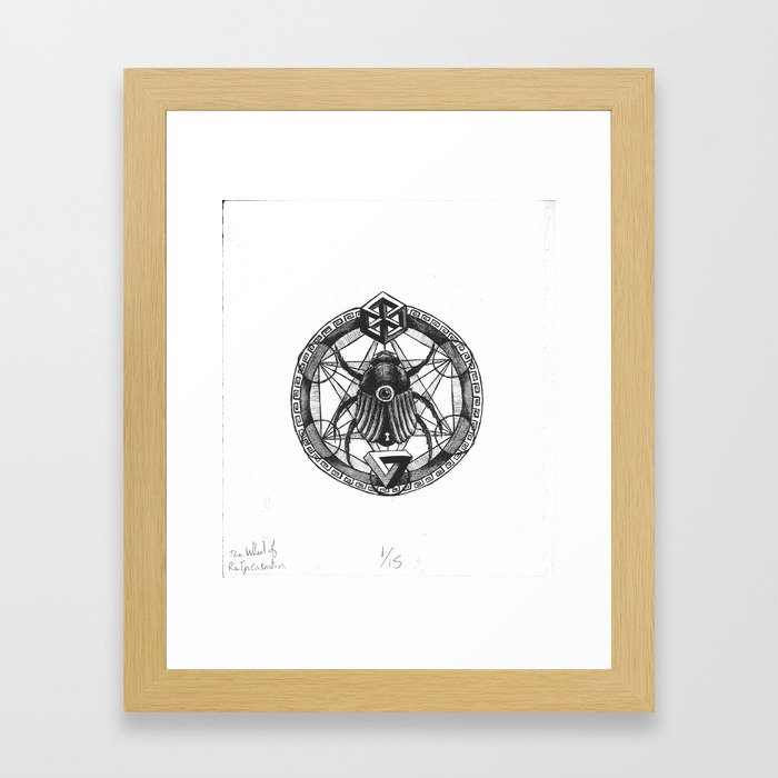 The Wheel of Reincarnation Framed Art Print