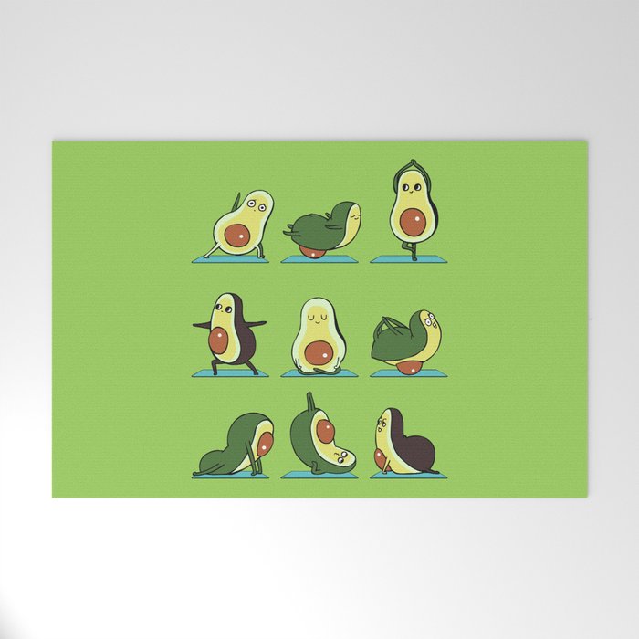 Avocado Yoga Welcome Mat