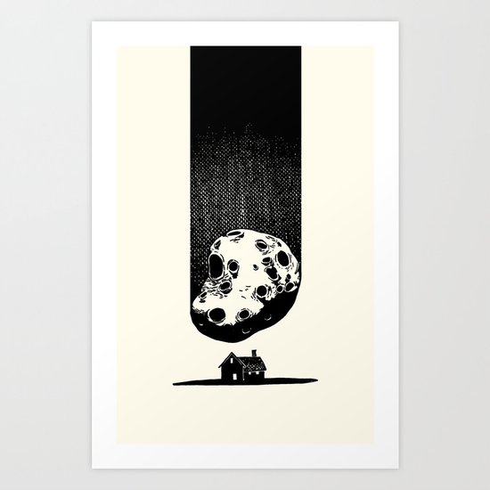 Trouble At Home Art Print