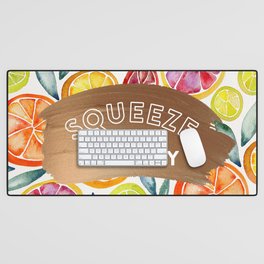 Squeeze the Day – Rose Gold Desk Mat