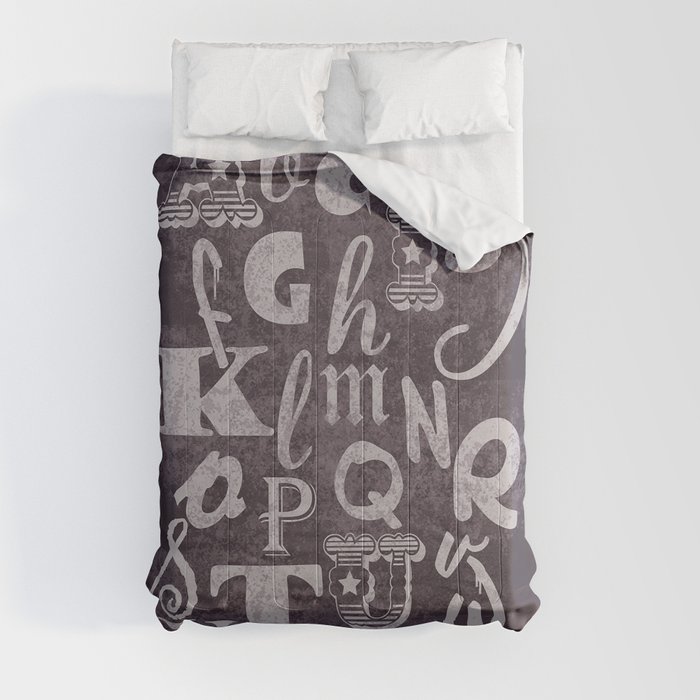 Alphabet Comforter