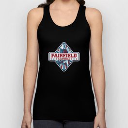 Fairfield city gift. Town in USA Unisex Tank Top