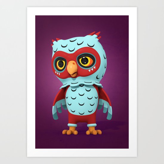 Hootgar Art Print