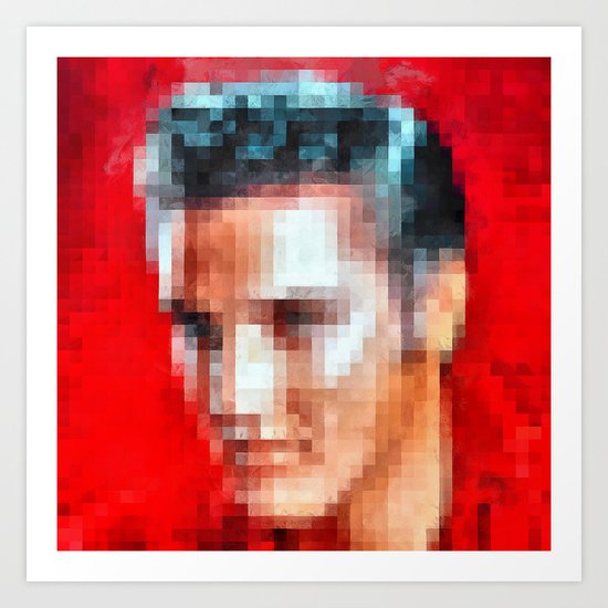 Elvis still alive ? Art Print