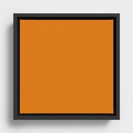 Manticore's Wing Orange Framed Canvas