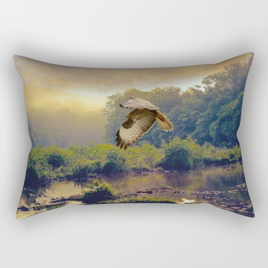 Morning Buzzard Rectangular Pillow