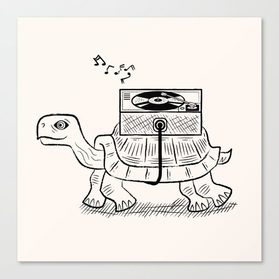 Tortoise Wax Canvas Print