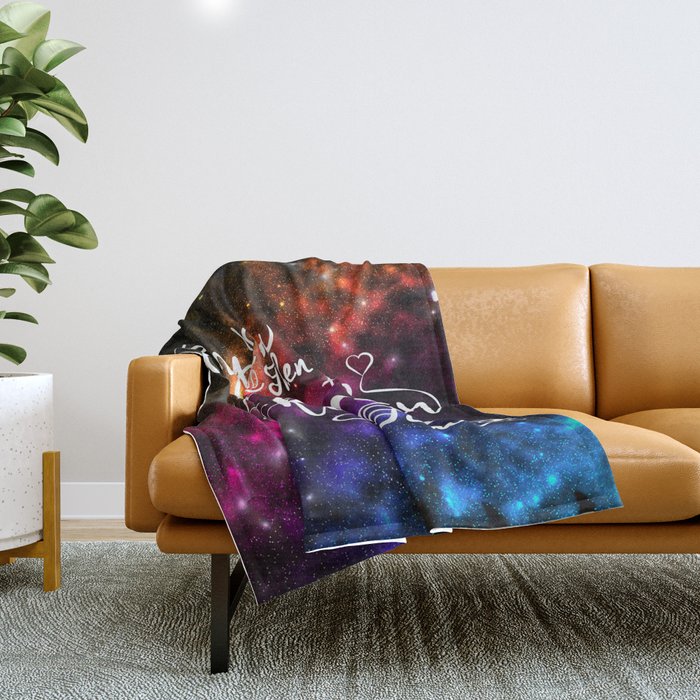Every Now and Then The Stars Align Throw Blanket