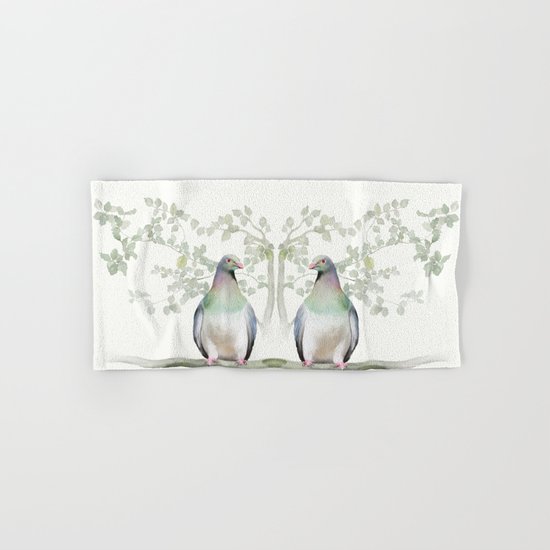 Wood Pigeon Hand & Bath Towel