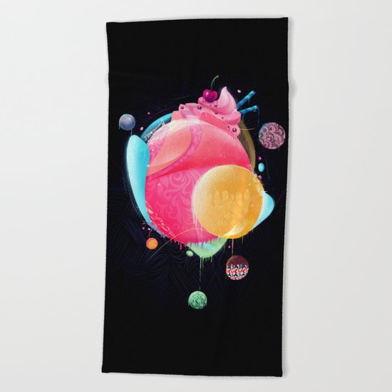Sunday Candy Beach Towel