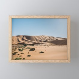 African sand landscape  Framed Mini Art Print