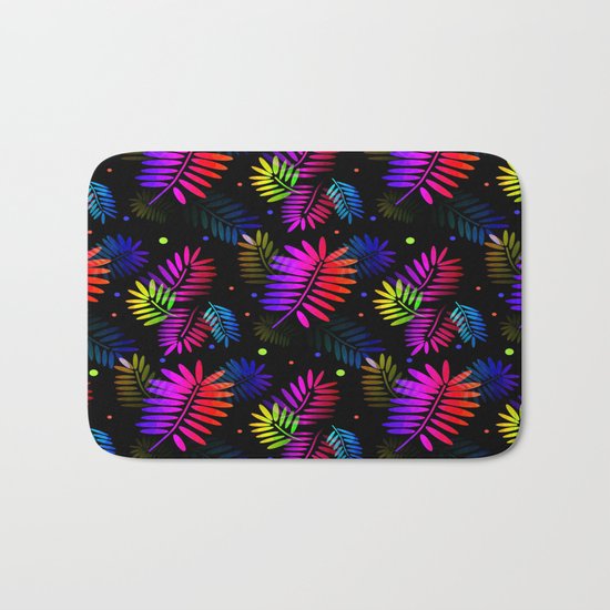 Splashy Tropics Bath Mat