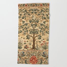 William Morris "Tree of life" 3. Beach Towel