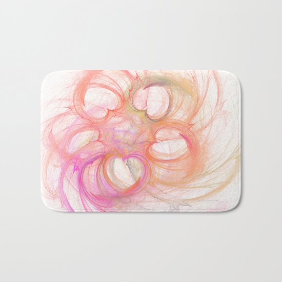 Hearts made by Eleonora Bath Mat