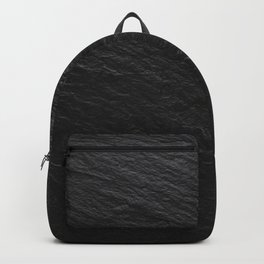 Black Slate Backpack | Texture, Nature, Style, Slate, Black, Digital, Pattern, Popular, Illustration, Stone 