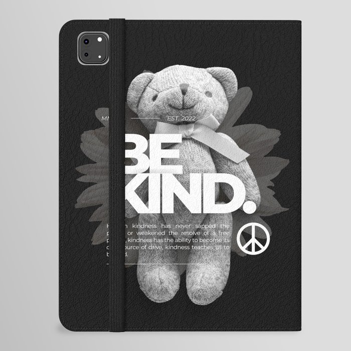 be kind dummy bear iPad Folio Case