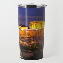 Acropolis hill in Greece.  Travel Mug