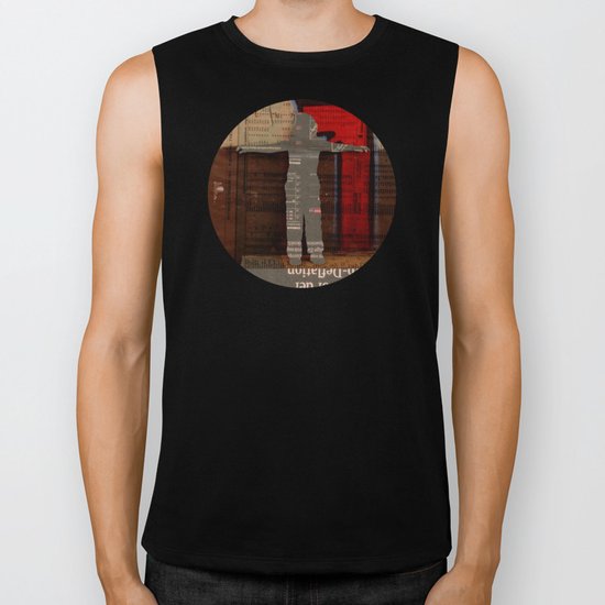 Untitled Boy 2 Collage Biker Tank