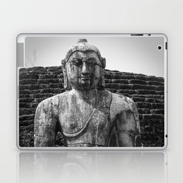 Buddha statue seated around stupa of The Polonnaruwa Vatadage Laptop & iPad Skin