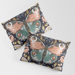 William Morris Butterfly - Midnight Garden Pillow Sham