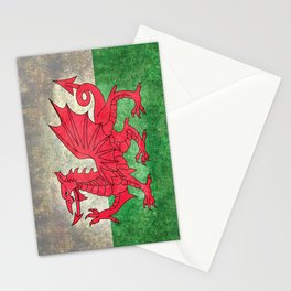Cymru flag of Wales Stationery Card