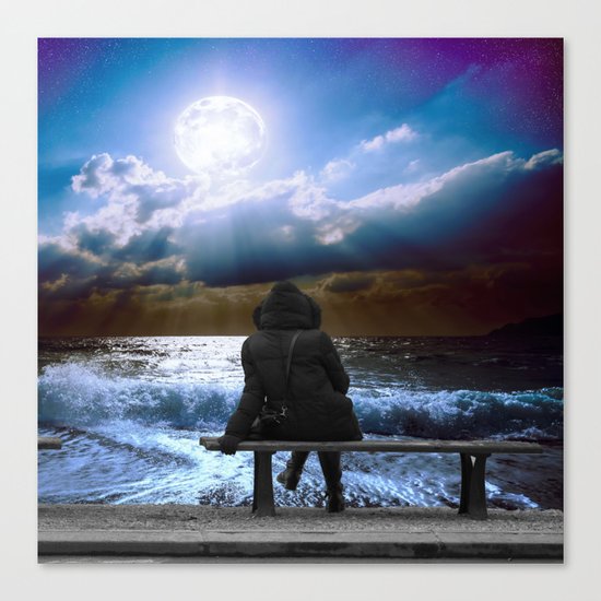 Night Wish Canvas Print