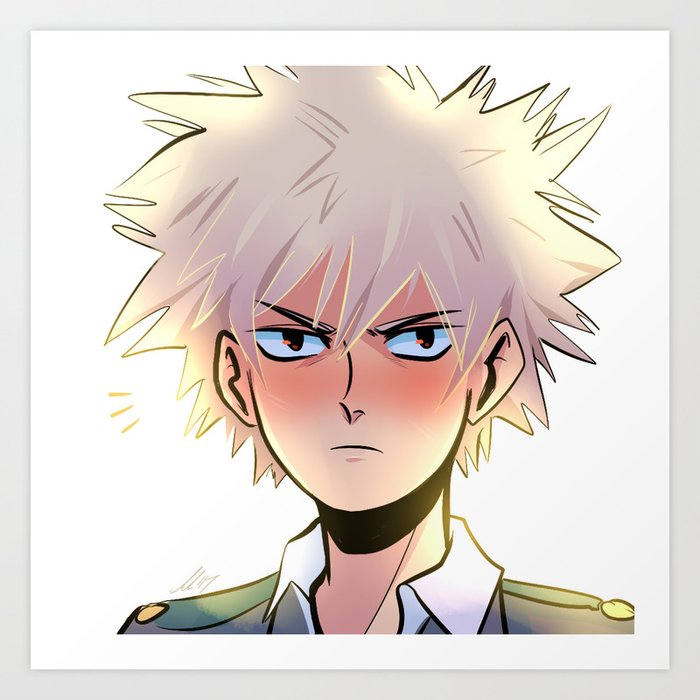 Bakugou Art Print By Andythelemon Society6