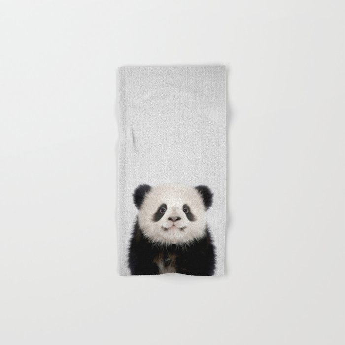 Panda Bear - Colorful Hand & Bath Towel