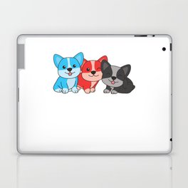 Polyamory Flag Corgi Pride Lgbtq Cute Dogs Laptop Skin