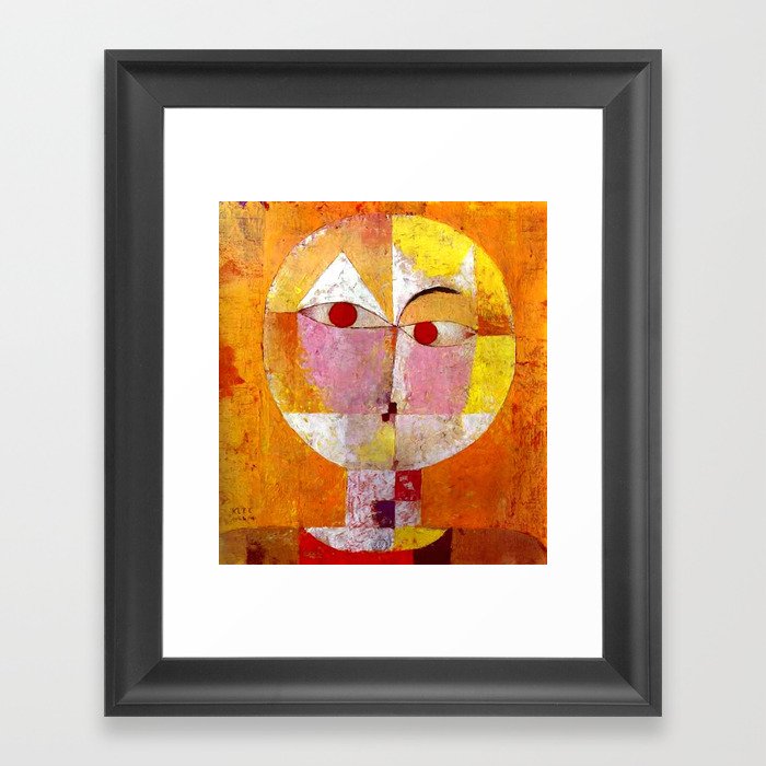 Paul Klee "Senecio 1922" Framed Art Print